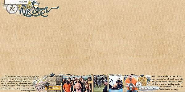 Air Show - 2 Page Spread