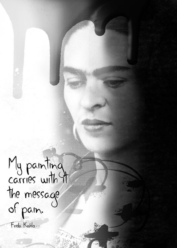 AJ- August # 2 - Frida Kahlo - Fluidity