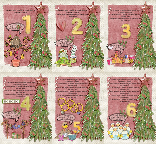 AJ Twisted 12 Days .. Days 1-6 together