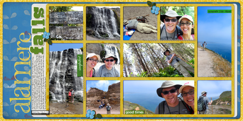 Alamere Falls double spread