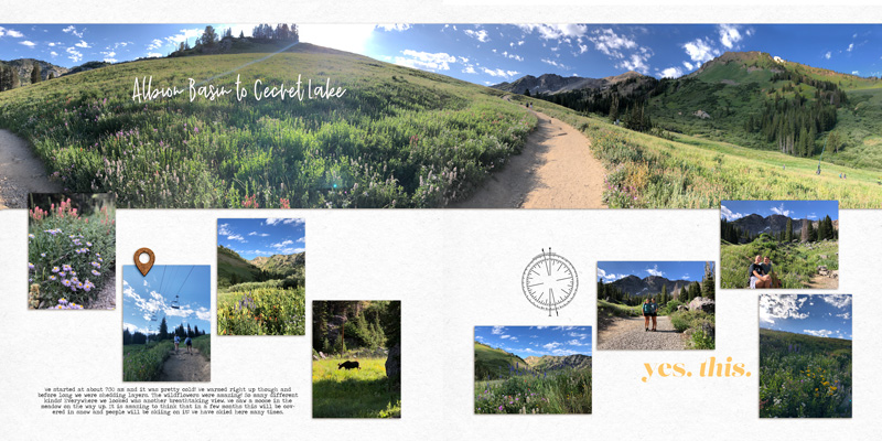 Albion basin to Cecret lake
