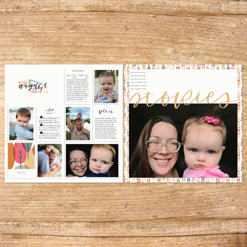 Alice's Baby Book// August Pages