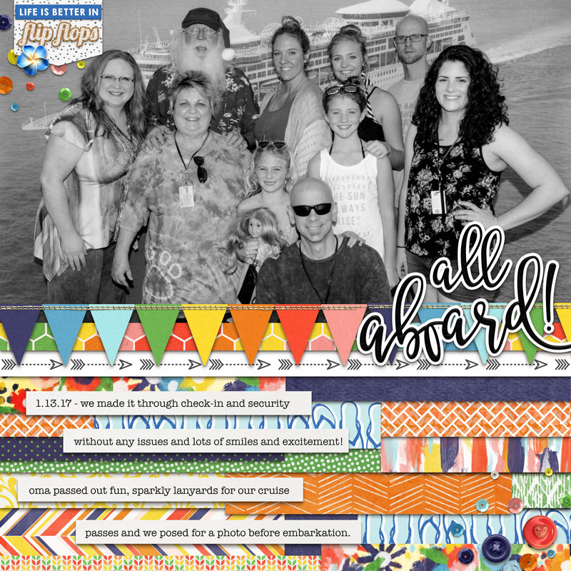 All Aboard! (Scraplift Challenge, Feb 2017)
