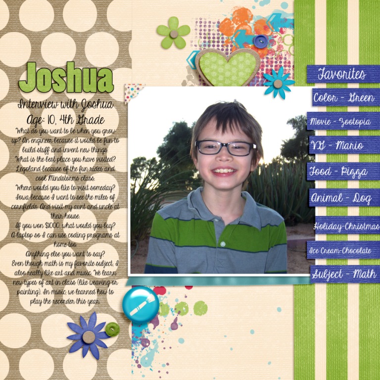All About Joshua (MOC - All About challenge)