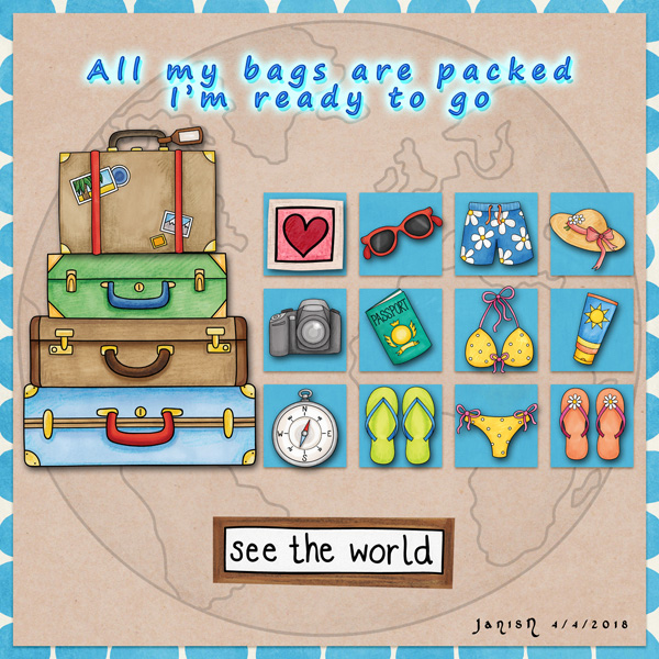 All My Bags are Packed - April Challenge