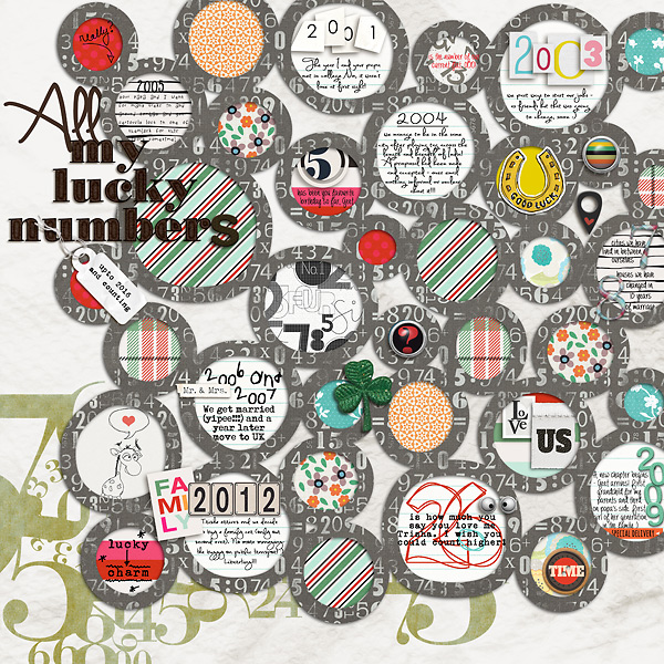All my lucky numbers