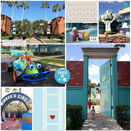 All Stars Movies Resort (left)