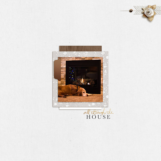 all through the house