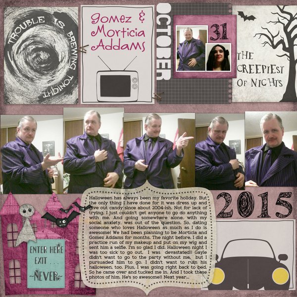 Almost Gomez and Morticia -Etc by Danyale May blog challenge