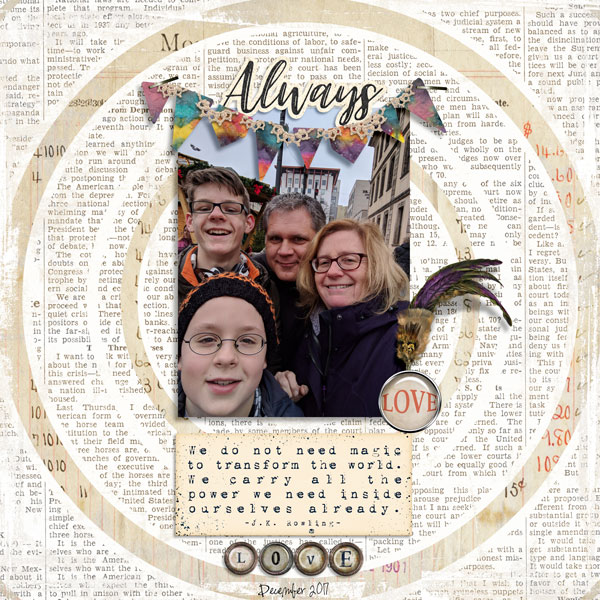 Always Family - Feb. Scraplift