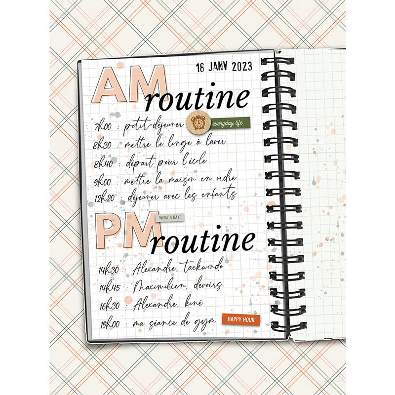 AM - PM routine