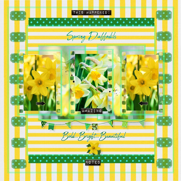 Amber LaBau-April Template Challenge-Daffodil Yellow