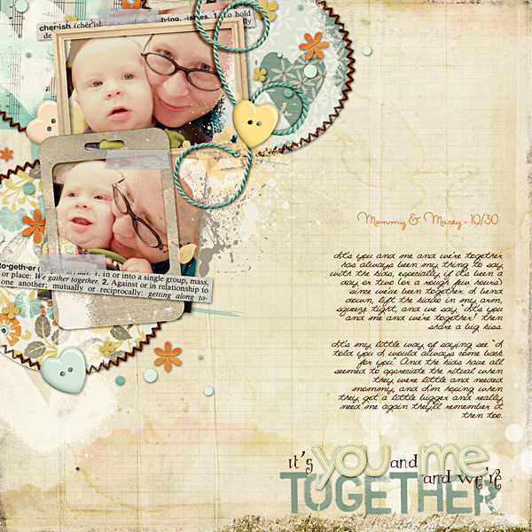 and we're together