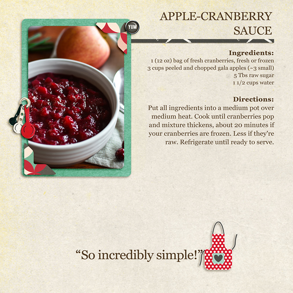Apple-Cranberry Sauce Recipe