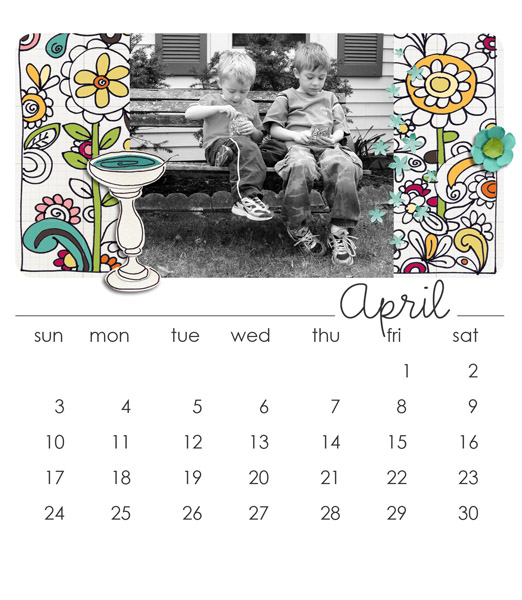April 2010 Calendar