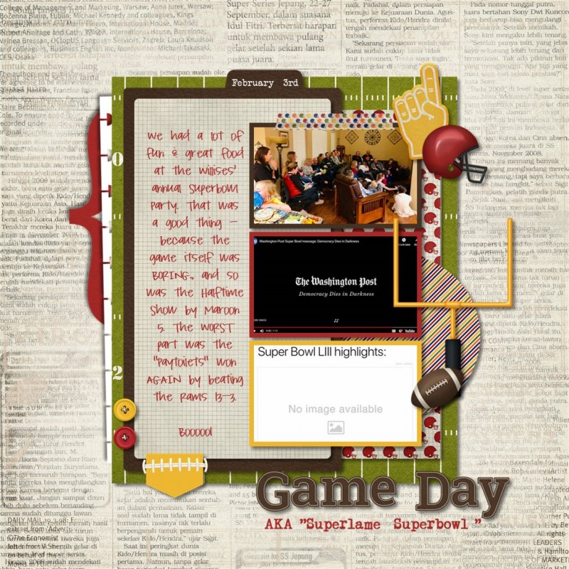 April 2019 MIS Template Challenge - Superlame Superbowl