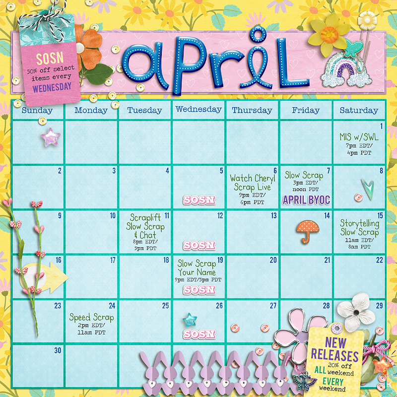 April 2023 Calendar