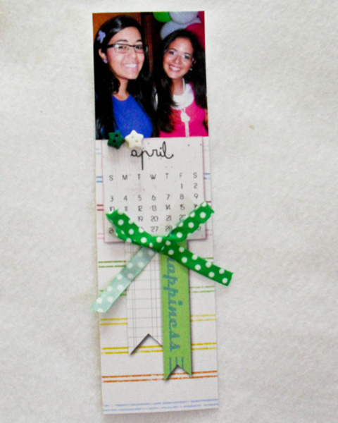 april-calendar bookmark