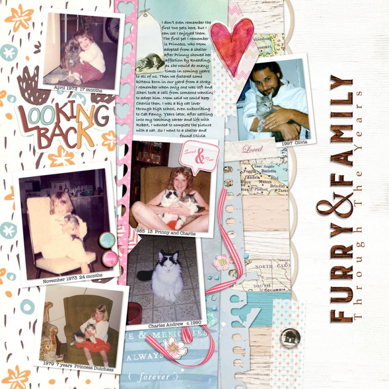 april challenge - Furry and Family Through The Years
