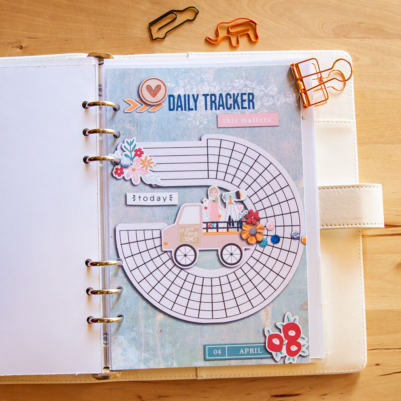April Daily Tracker - Hybrid Planner