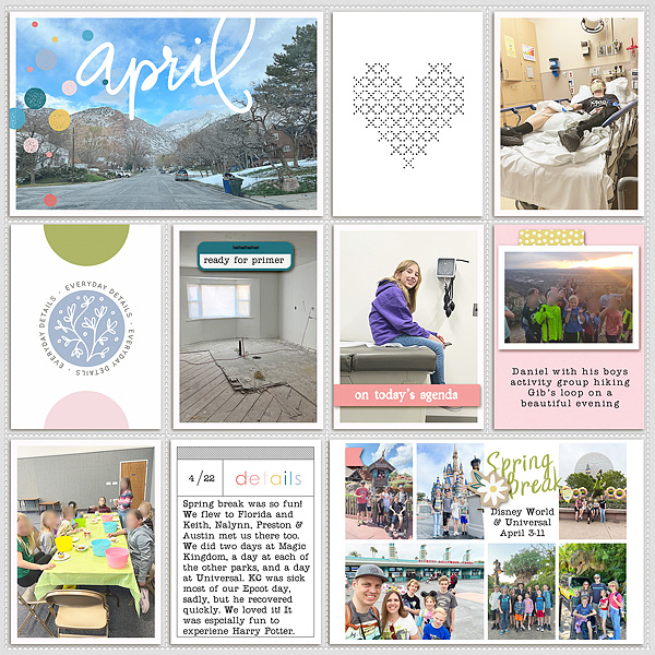 April - left side