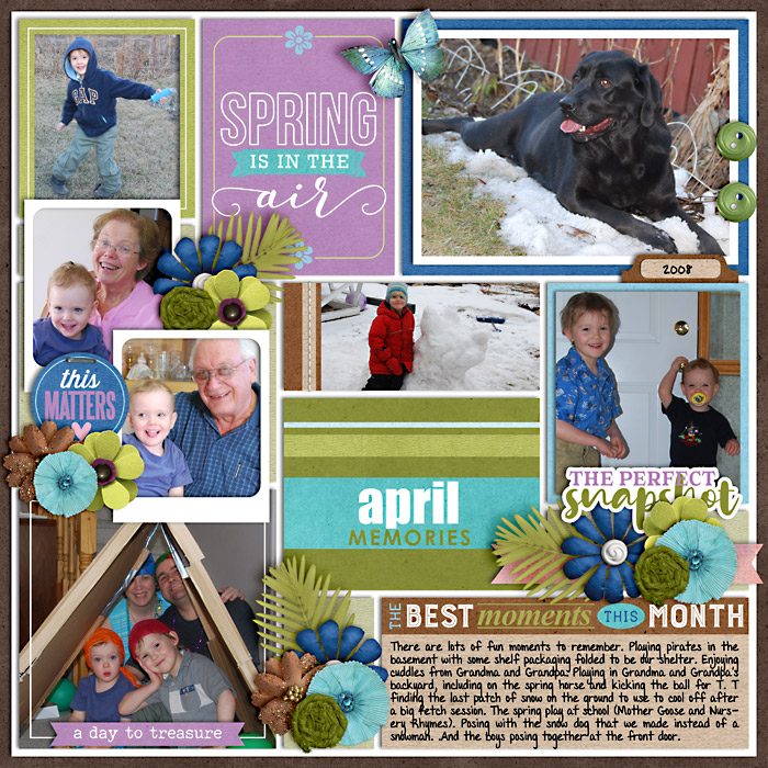 April Memories (left)