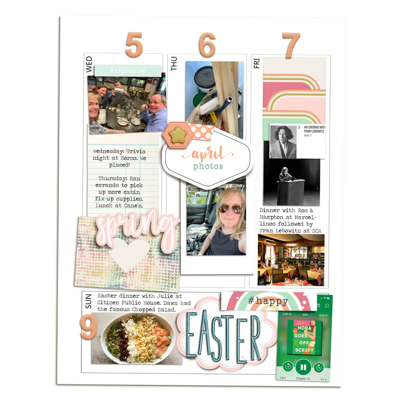 April Memory Planer - R