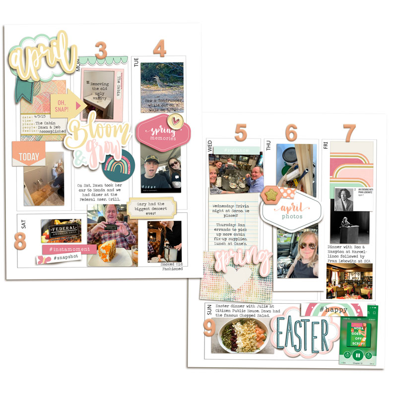 April Memory Planner