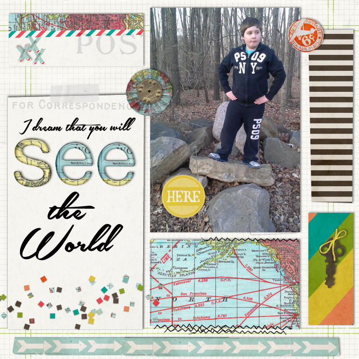 April Template Challenge:I dream that you see the world