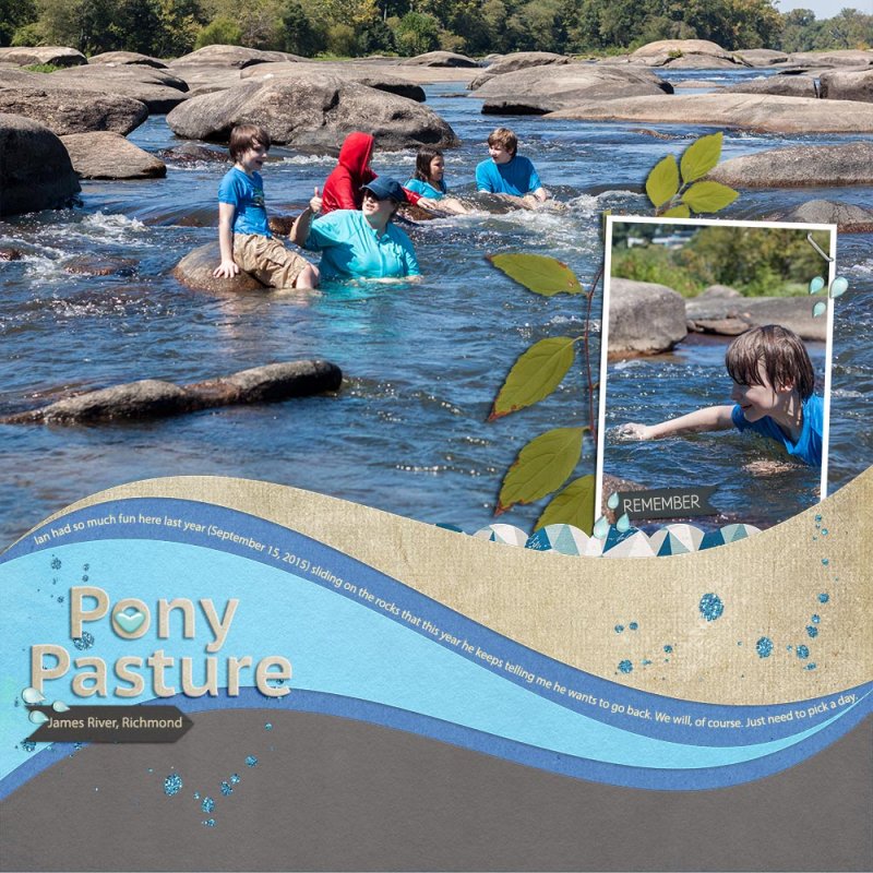 April template - Pony Pasture