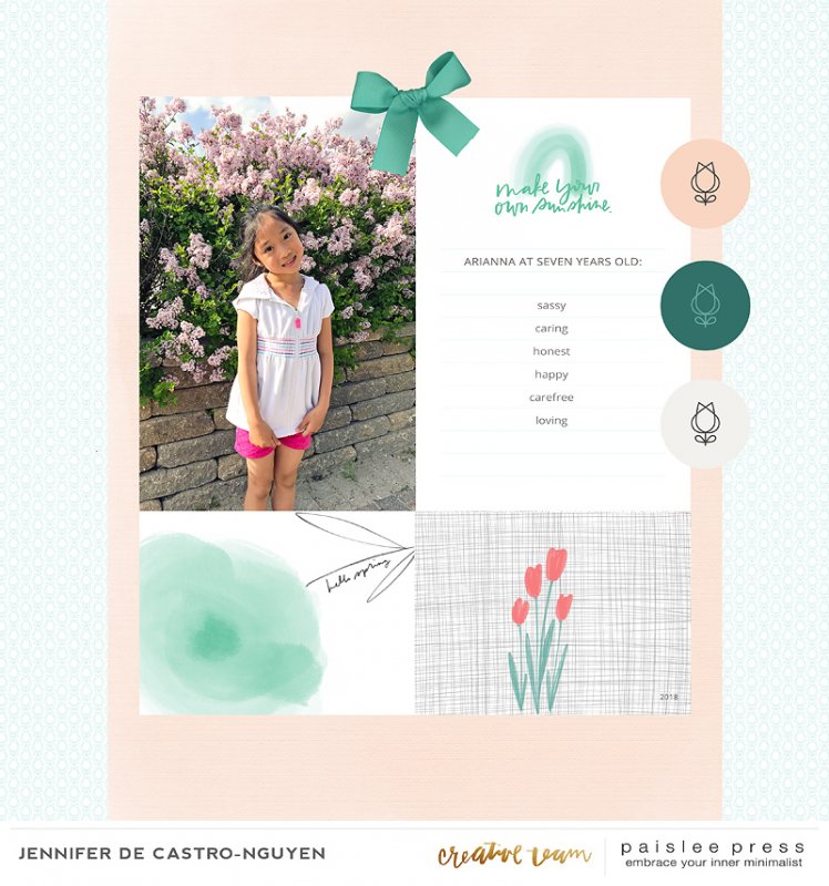 Arianna at 7 (Spring Vibes)