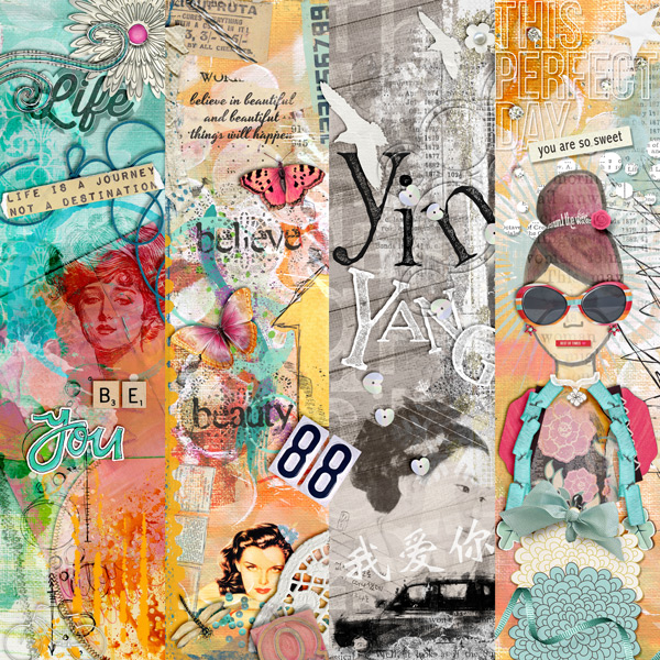 Art Journal Challenge Week 4 Merged