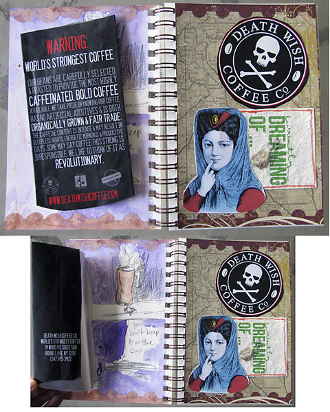Art Journal - "Death Wish Coffee"