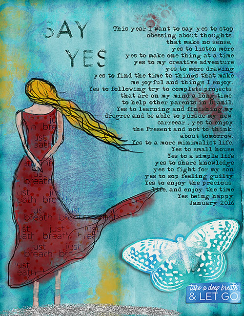 Art journal say yes