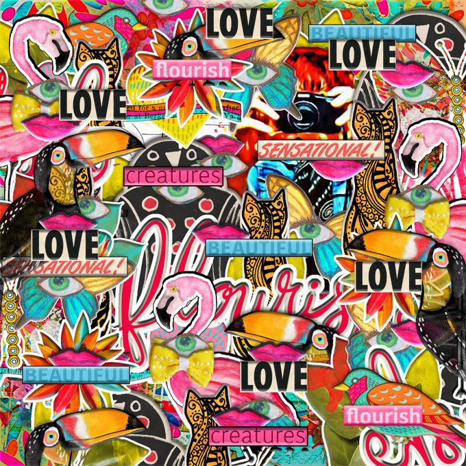 Art Journaling-April 2021-Week #1-Flourishes Of Color