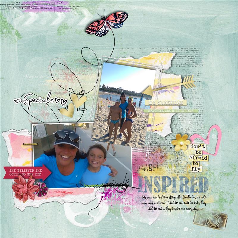 Art Journaling Challenge-In Memory Of Dawn#2