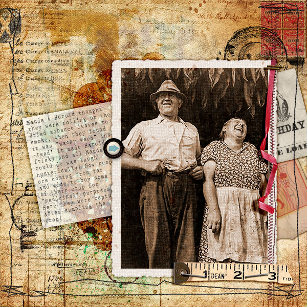 Art Journaling CNB July (whacky tobacky)