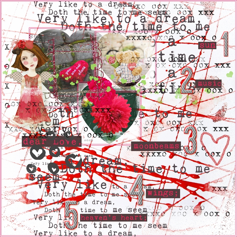 Art Journaling-December-Make Art & Journal-Holiday/Winter-Challenge #3-5 Reasons Why-Love The Giver-Whole Hearted
