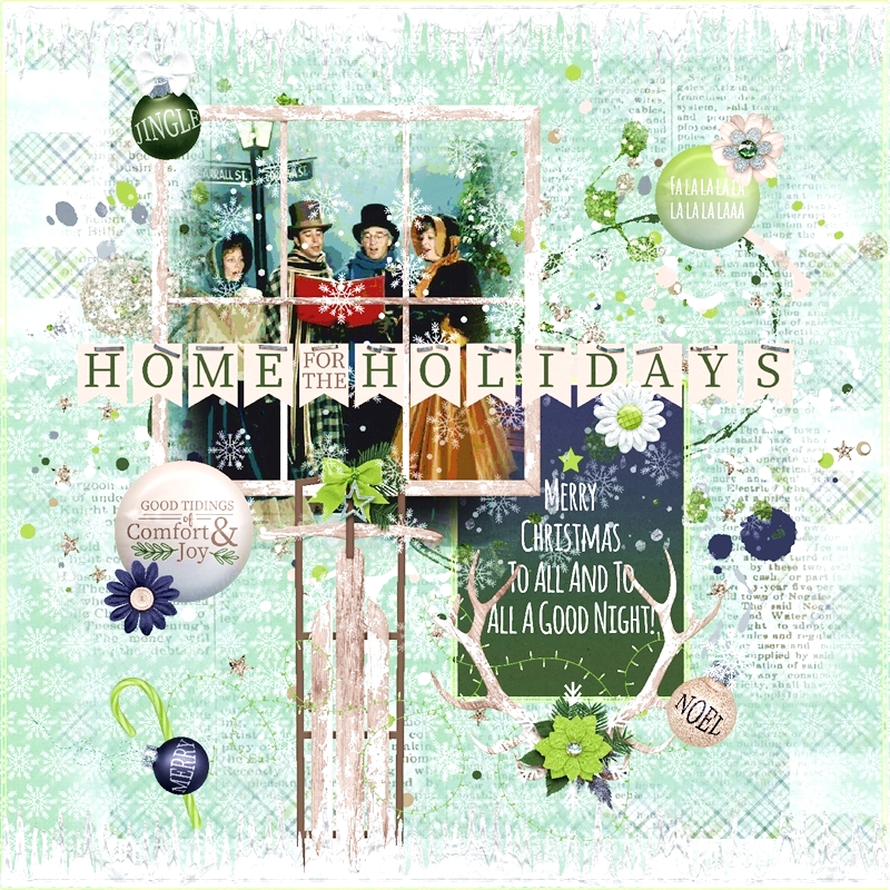 Art Journaling-December-Sing Along-Grand Finale-Caroling-A Not So Silent Night