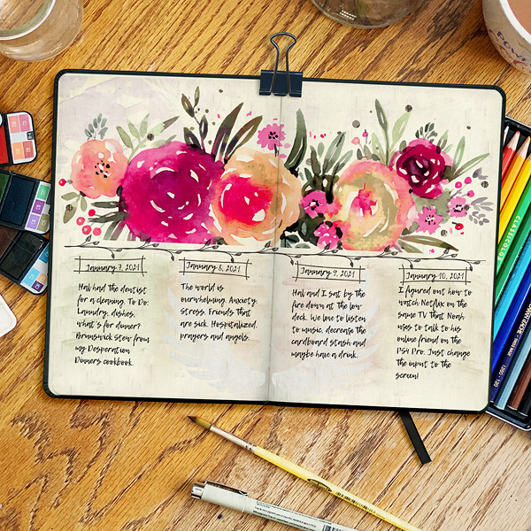 Art Journaling Diary