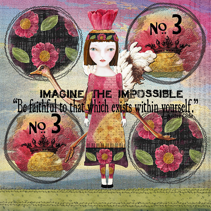 Art Journaling-MM-Feb-2023-Week #1-Circles-Imagine