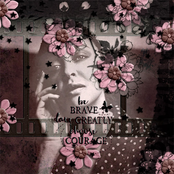 Art Journaling-Monthly Muse-April 2021-April Is For Artspiration-Week #3-Lee McKenna-Be Brave