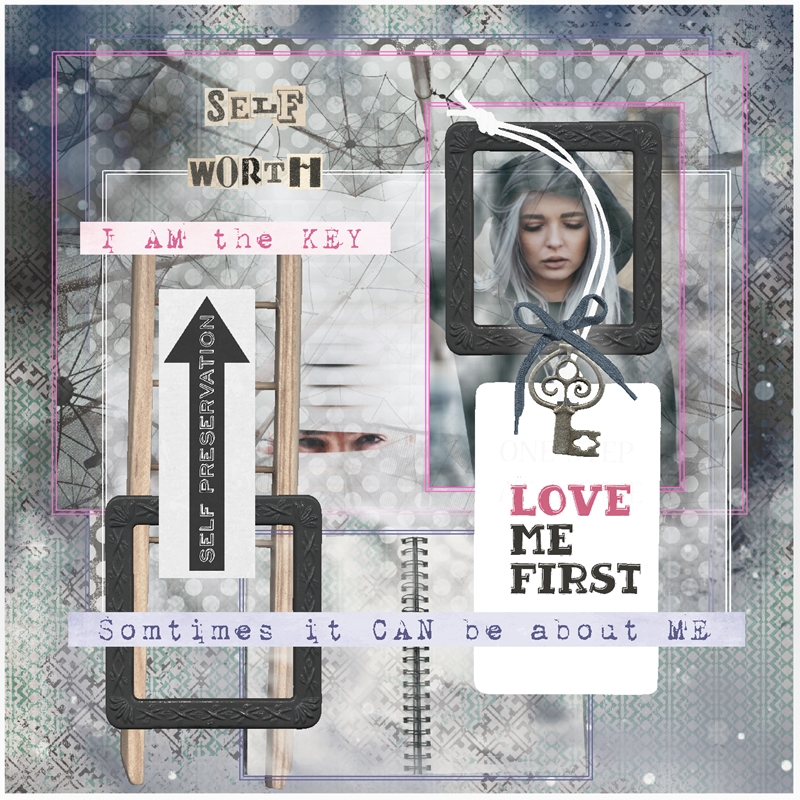 Art Journaling-Monthly Muse February-Love YourSELF-Week#4-All Of You-I Am Me