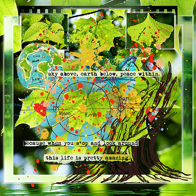 Art Journaling-Monthly Muse-February-Week#3-Parts Of The Tree-Leaves