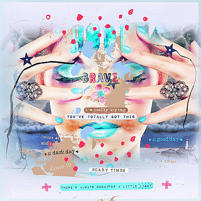 Art Journaling-Monthly Muse-March 2020-Week #4-Never Lose Hope