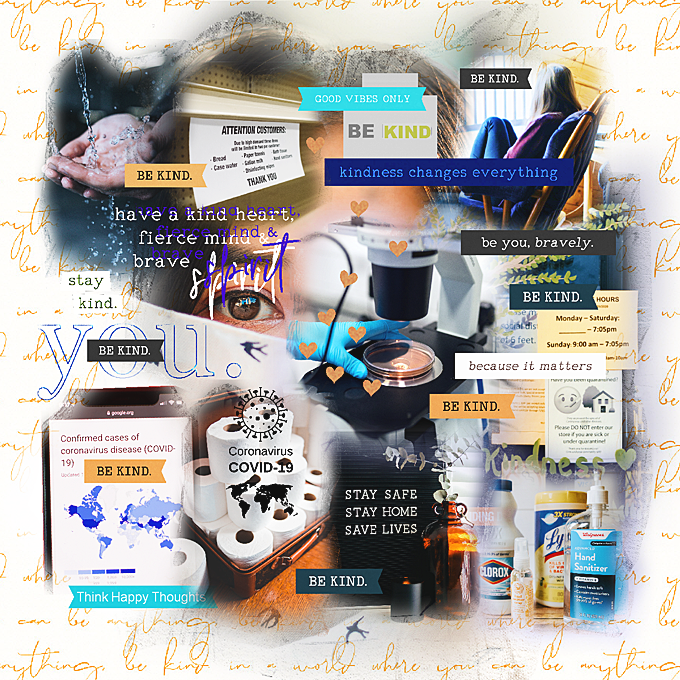 Art Journaling-Monthly Muse-March-Week#4-Be Kind