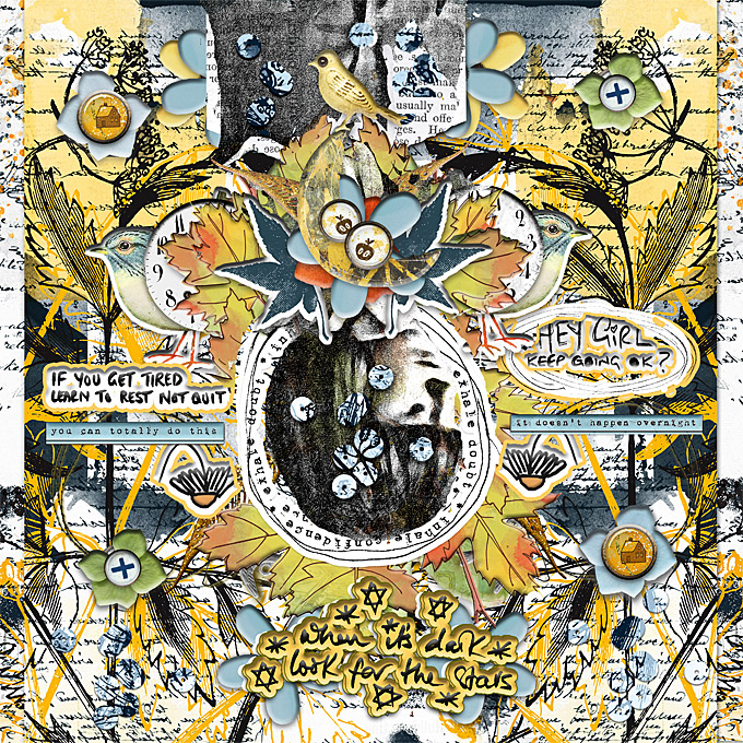 Art Journaling-Monthly Muse-November 2020-Week #3-In My Head