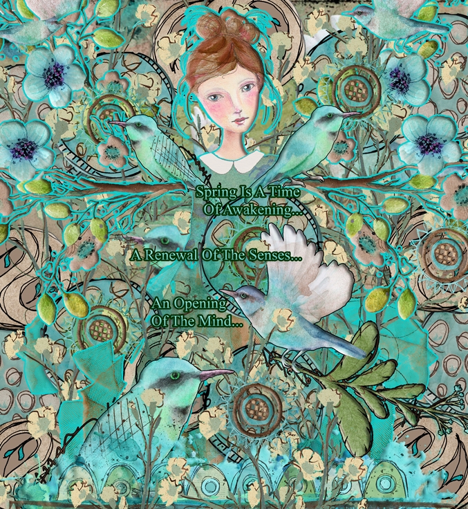 Art Journaling-Monthly Muse-October 2020-Week #3-Spring's Awakening