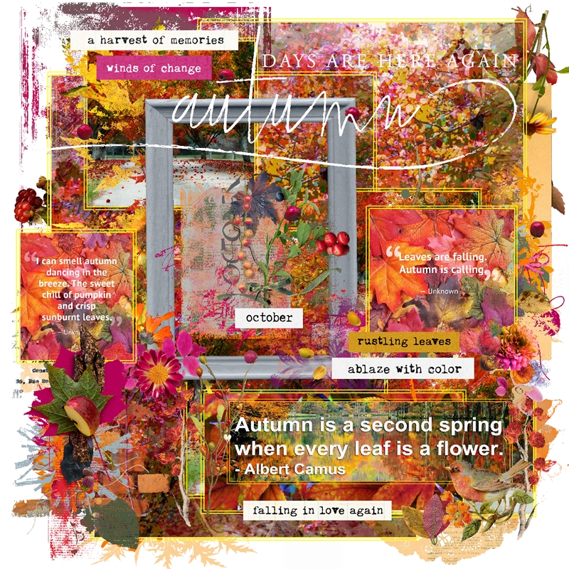 Art Journaling-Monthly Muse-October-Weather:Hear-Week #2-Sounds Of Autumn