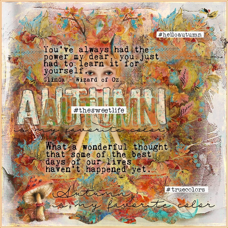 Art Journaling-Monthly Muse-September-Week #1-Find Yourself-The Colors Of Me